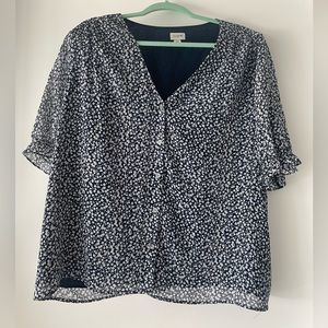 JCrew Floral Top